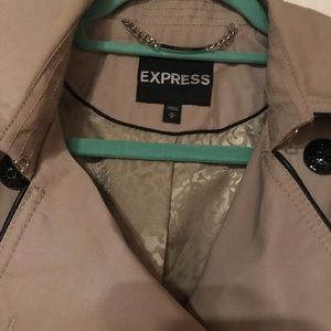 Express Khaki Trench Coat